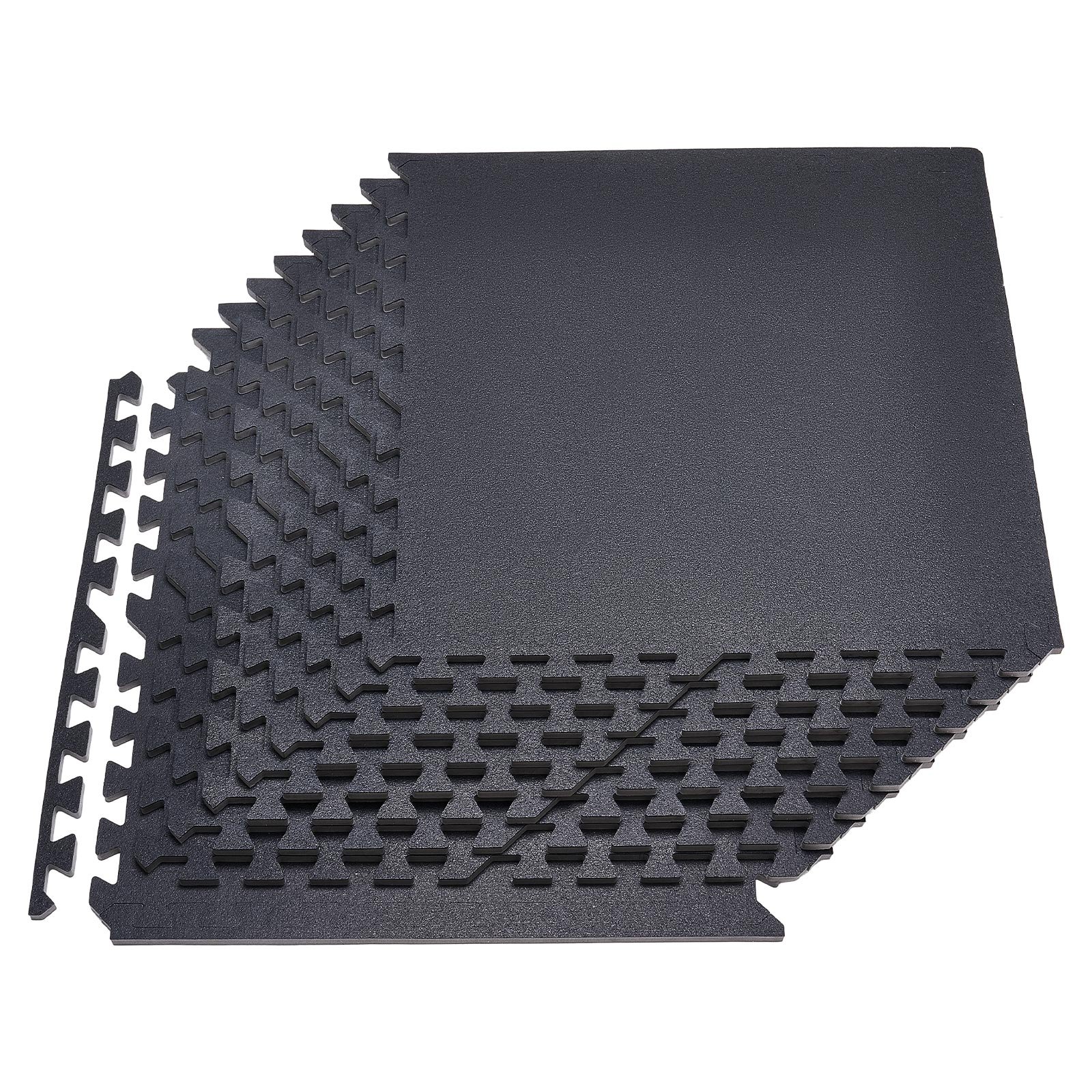 Kuntosalimatto North Craft, 610x610x14mm, Musta, 12kpl/4.46m²