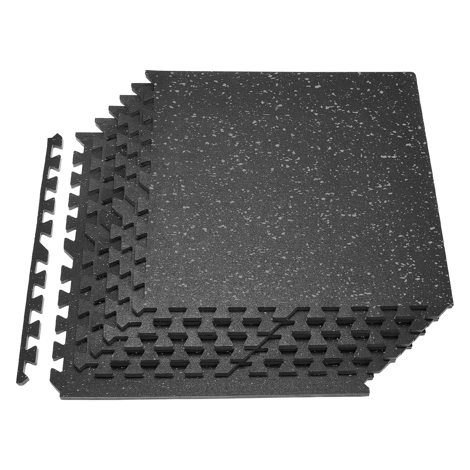 Kuntosalimatto North Craft HRD-XJD6614-6G-02, 61x61x1.4 cm, Musta/harmaa, 6kpl/2.23m²