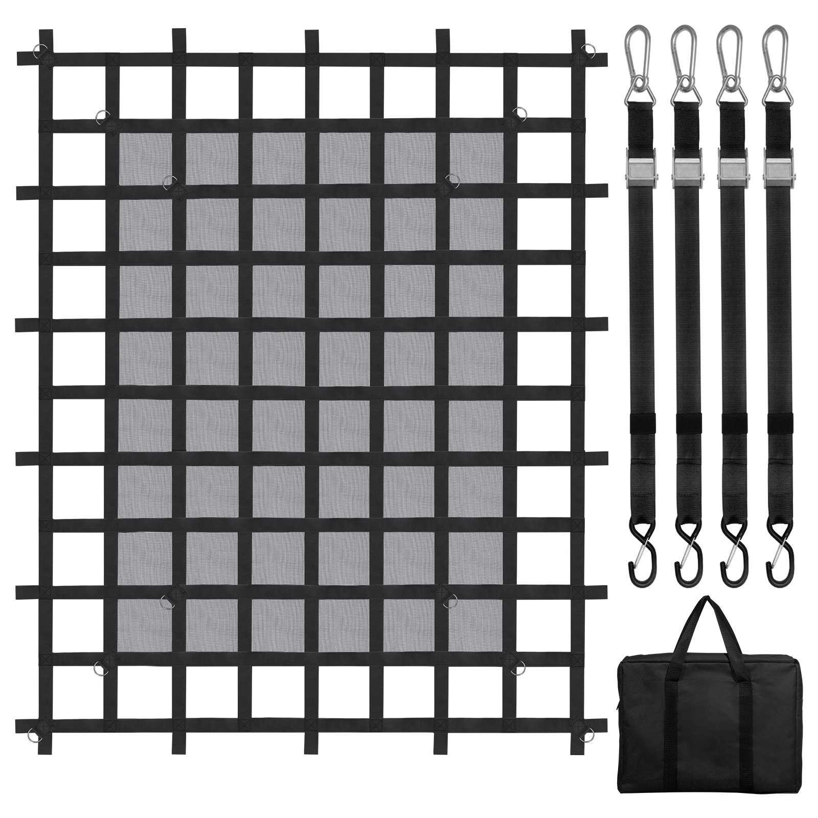 Kuormaverkko North Craft PLCN0072, 183x145cm, 680kg, Musta