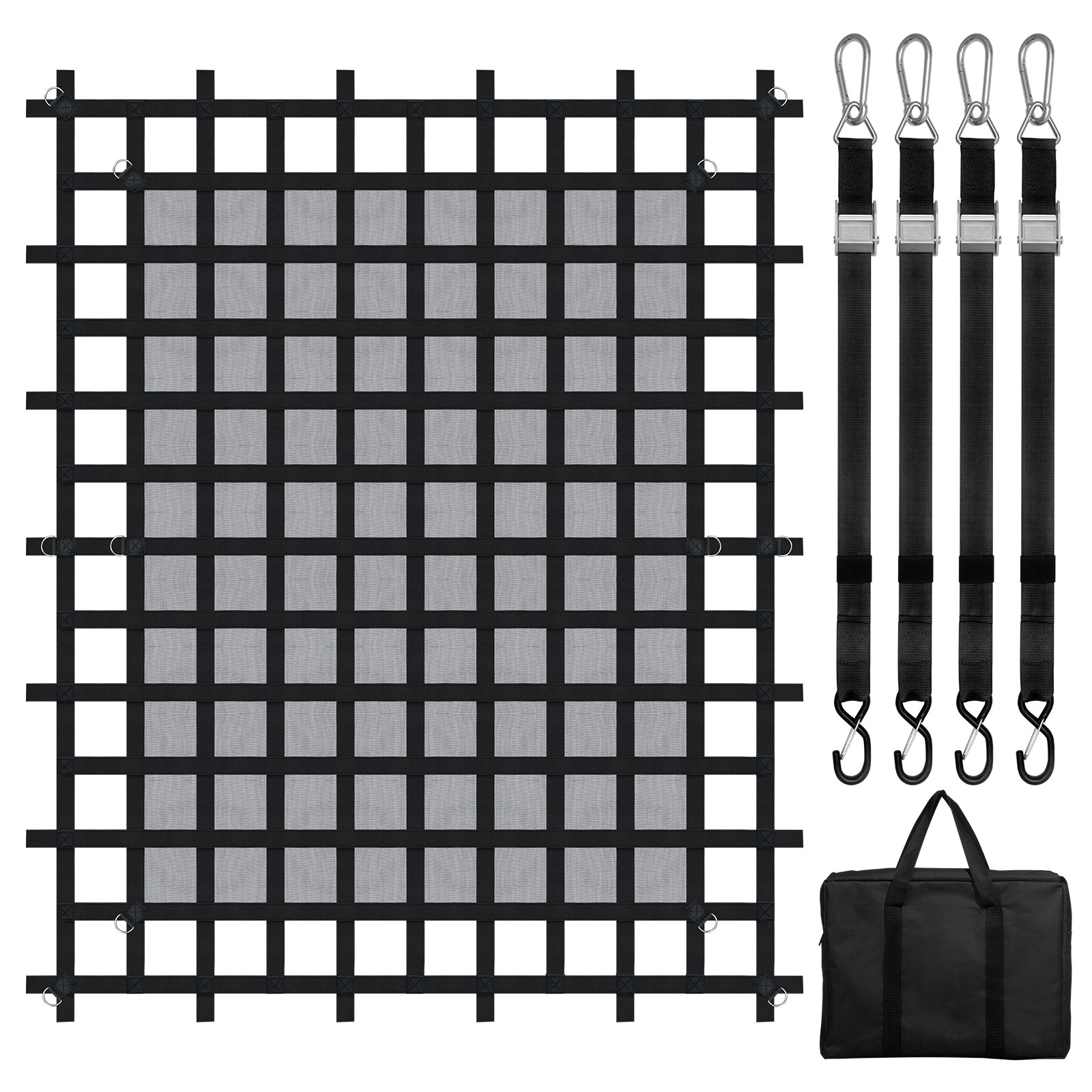 Kuormaverkko North Craft PLCN0096, 244x206cm, säädettävät hihnat, kulmaväri
