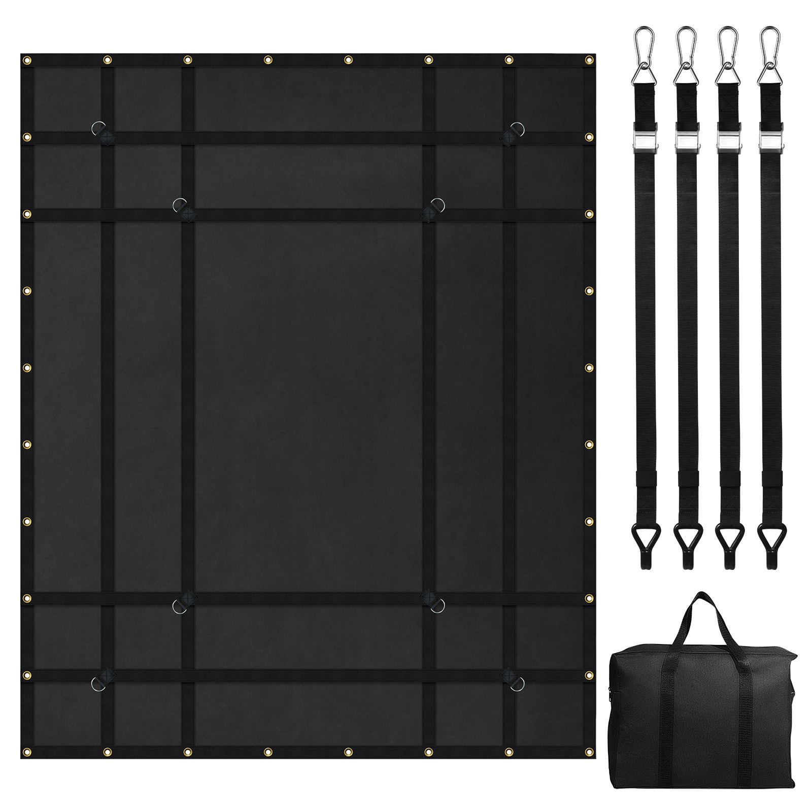 Kuormaverkko North Craft VCCN0072, 183x145cm, 318kg, Musta