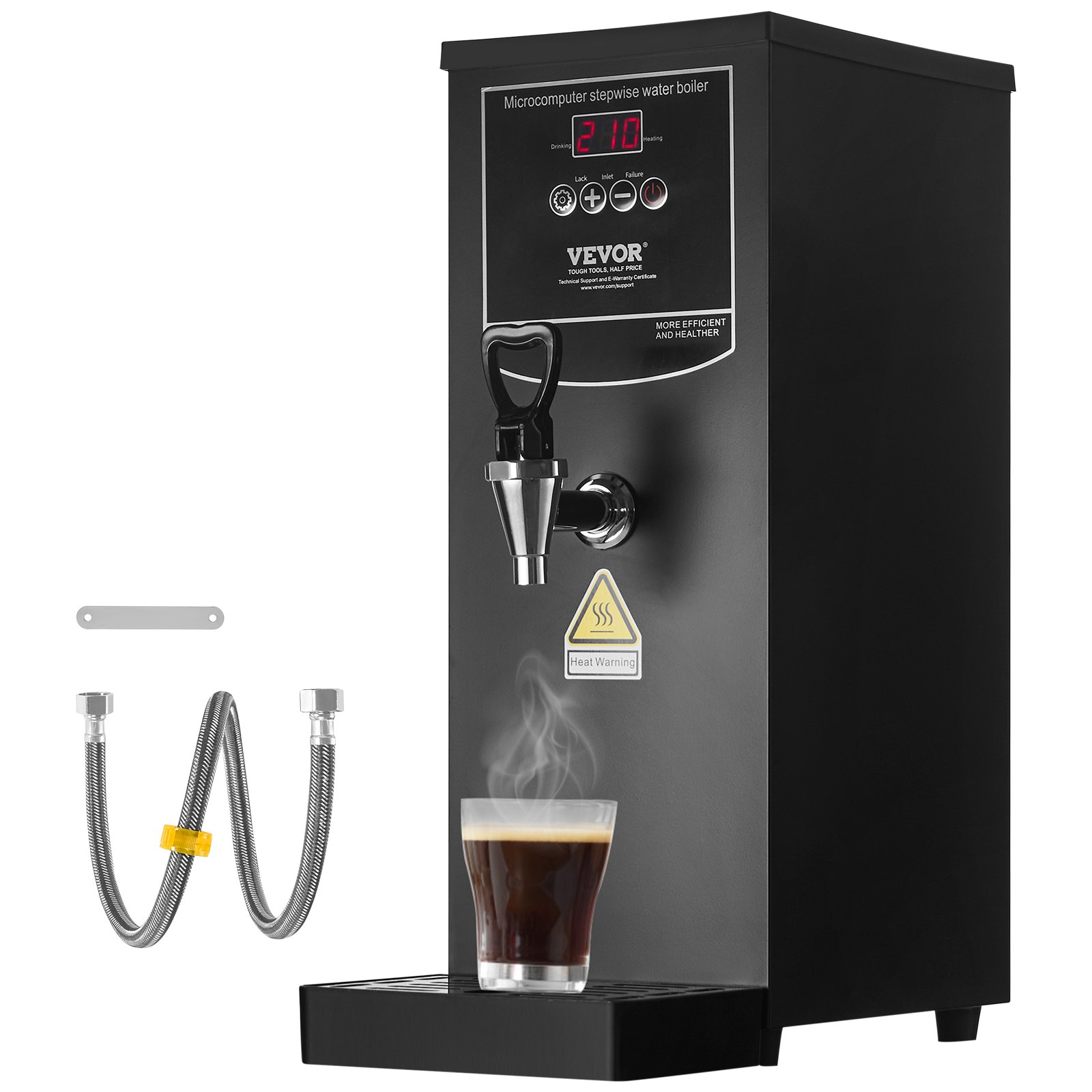 Kuumavesiautomaatti North Craft KW-10SA, 10L, ruostumaton teräs, hopea