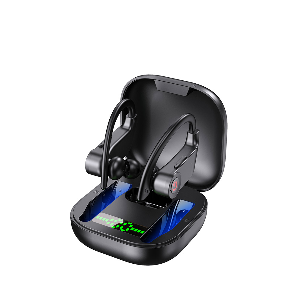 Langattomat nappikuulokkeet Kuura Pods Sport V2, musta