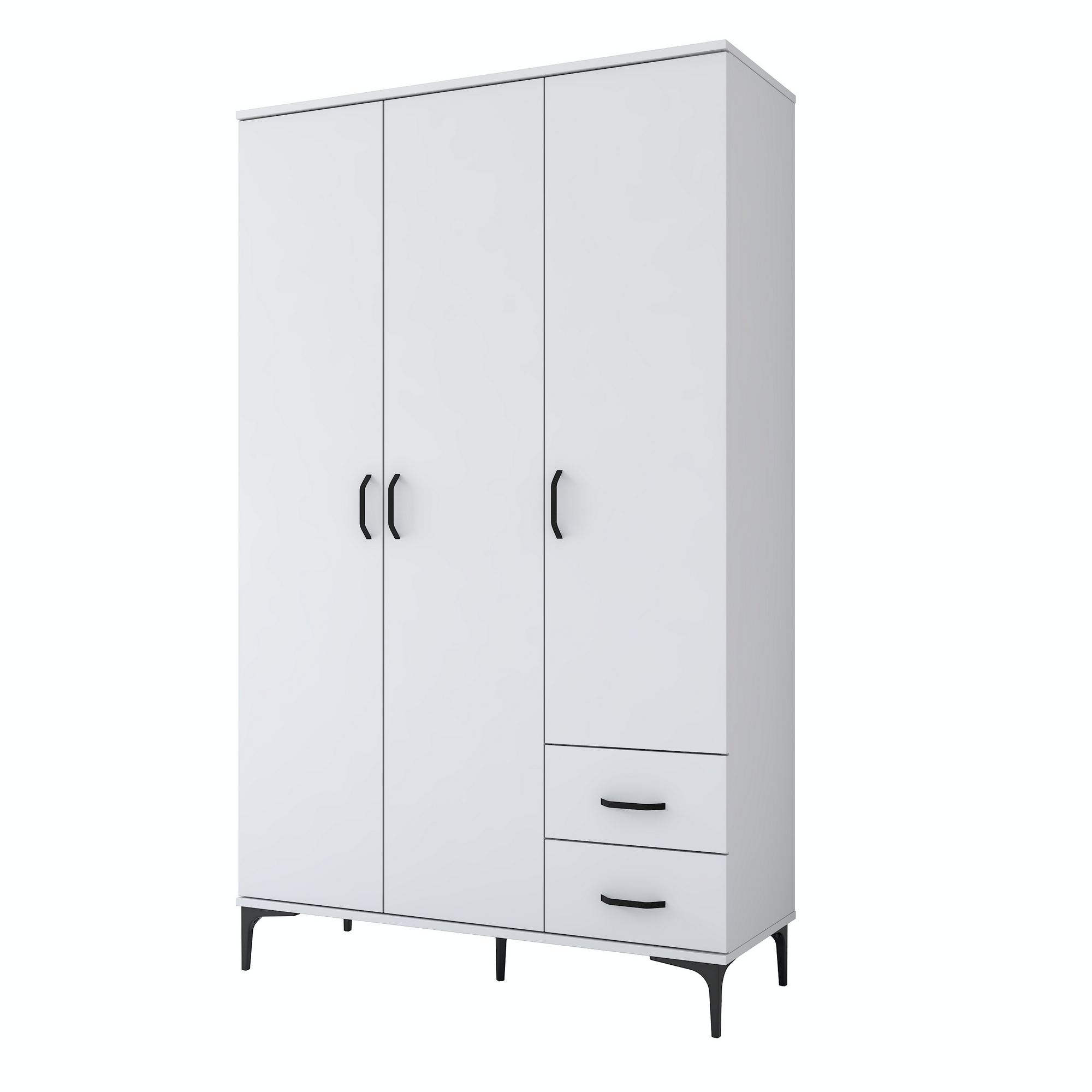 Kylpyhuonekaappi Valento Furniture KC105 - 4695, 120x198.6x45 cm, valkoinen