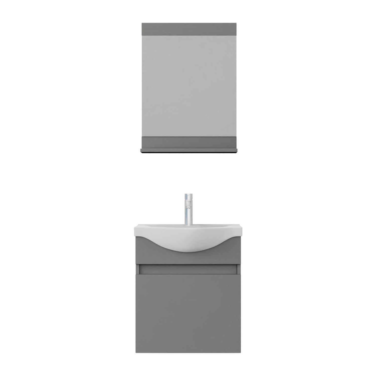 Kylpyhuoneryhmä peilillä Valento Furniture Mare, hylly
