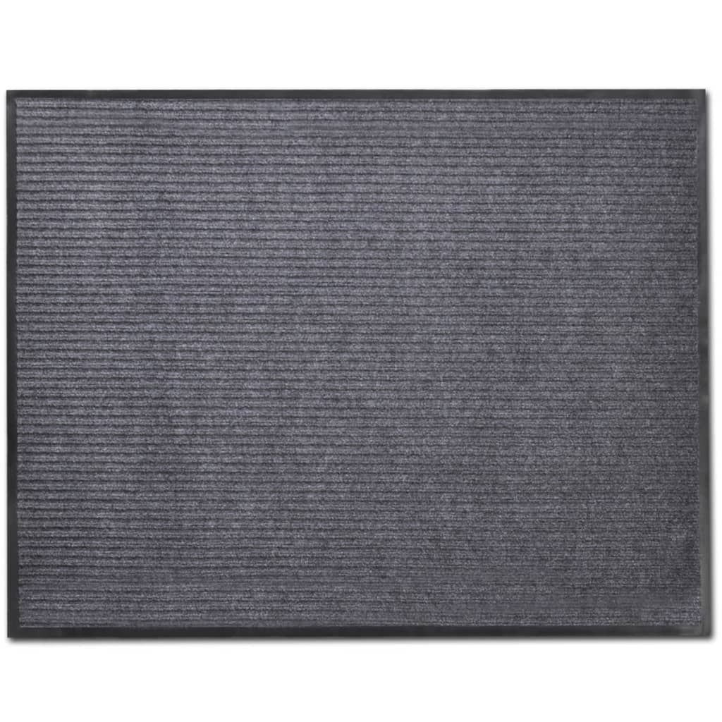 Harmaa pvc ovimatto 120 x 180 cm