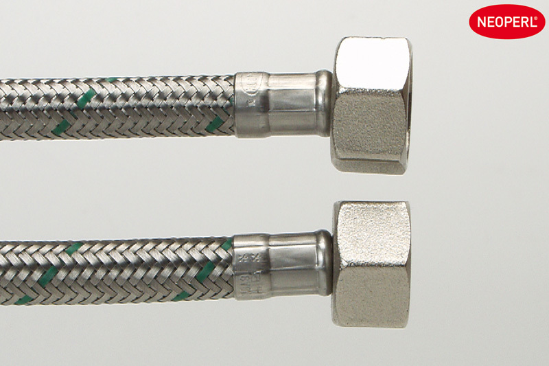 Kytkentäletku Neoperl SPX DN8 1/2 x 1/2 300 mm sisäkierre suora/suora