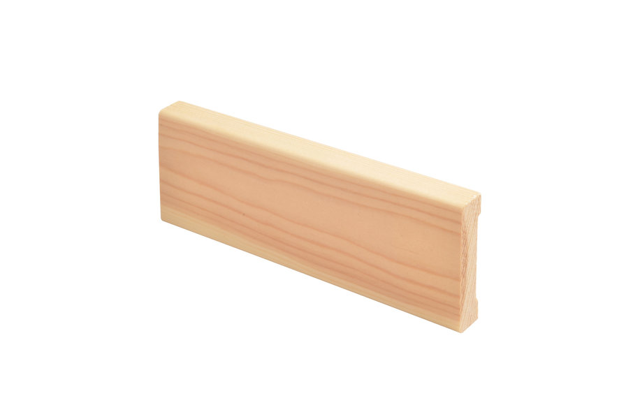Peitelista JR-Wood, sileä, 12x52x3600, mänty, lakattu, väritön (5 kpl/pkt)