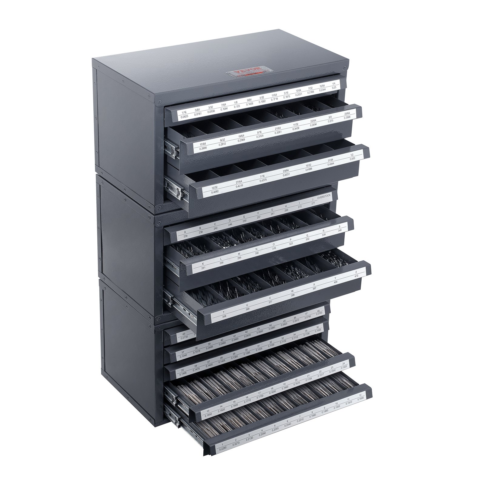 Laatikosto poranterille North Craft ET3-ET5, 375x200x200mm, Harmaa/Oranssi