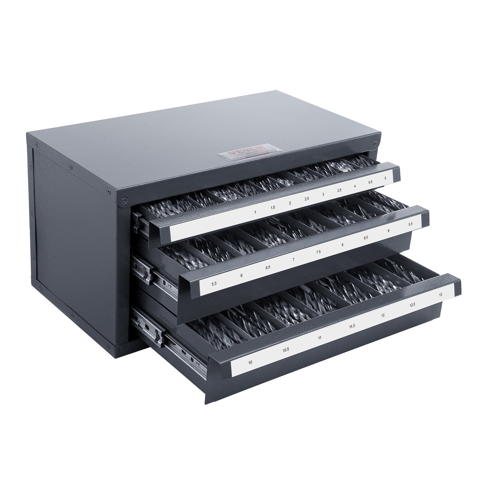 Laatikosto poranterille North Craft ET3-F, 375x200x200mm, Harmaa/Oranssi