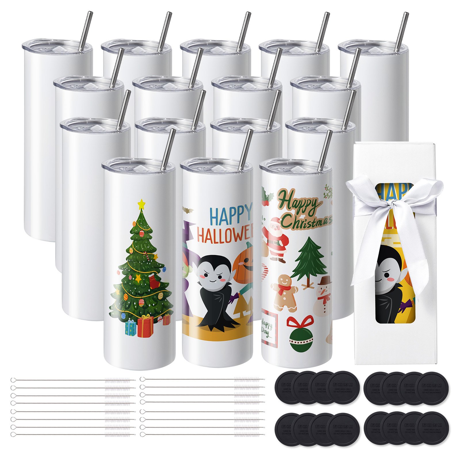 Lämpösiirtomuki North Craft, 590 ml, rst, valkoinen, 16 kpl