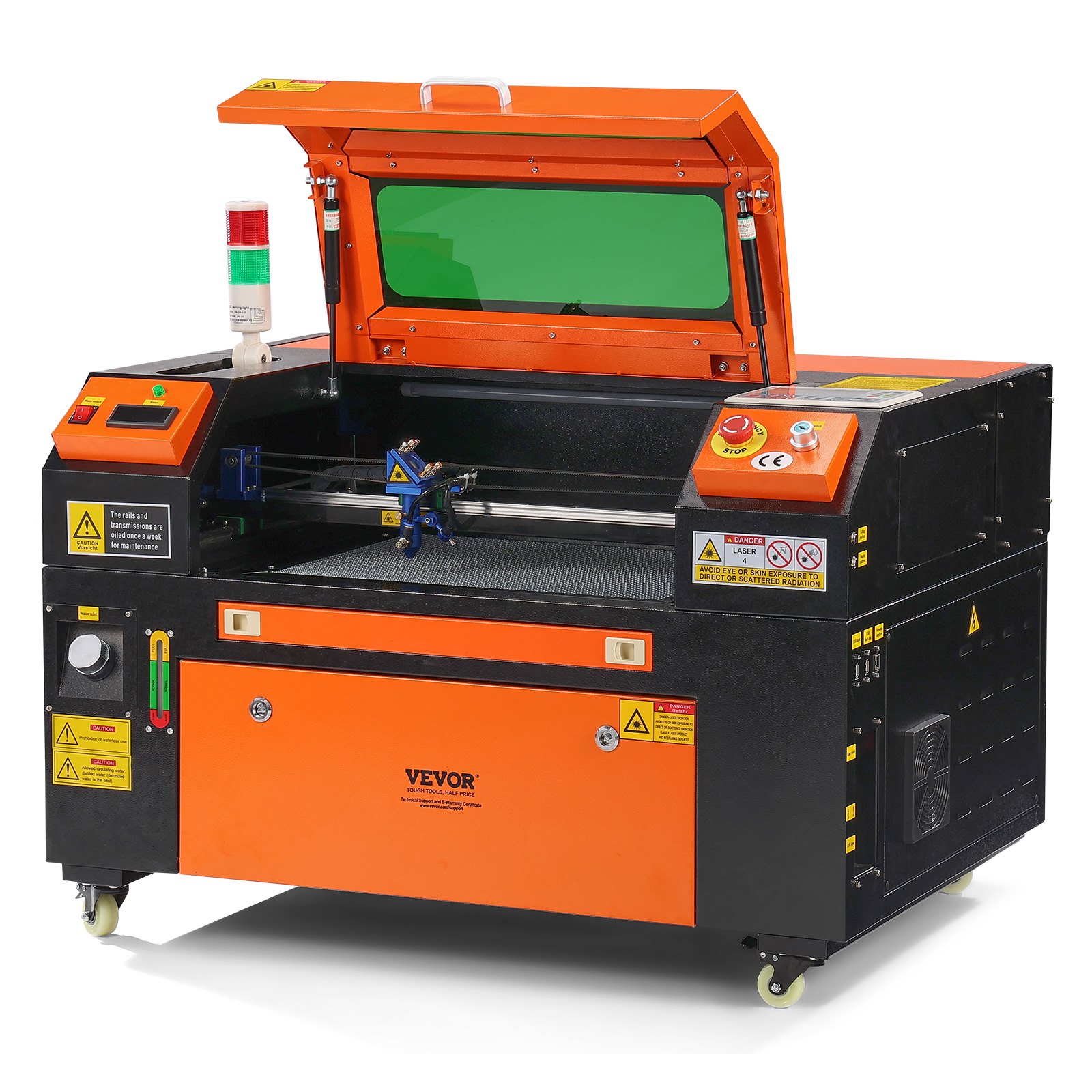 Laserkaiverrin North Craft KH5030, 300x500mm, 50W, CO2
