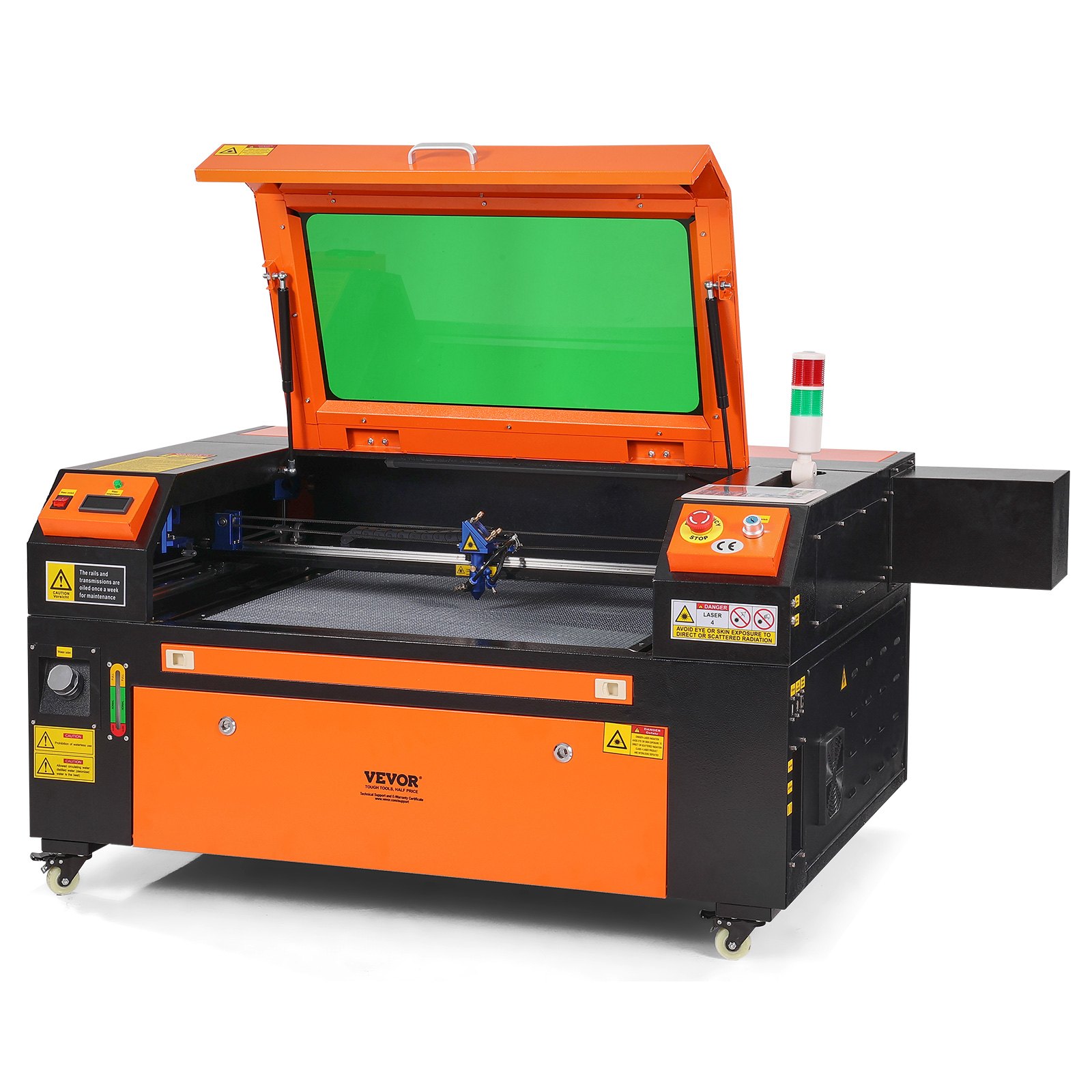 Laserkaiverrin North Craft KH7050, 500x700mm, 80W, musta/metalli