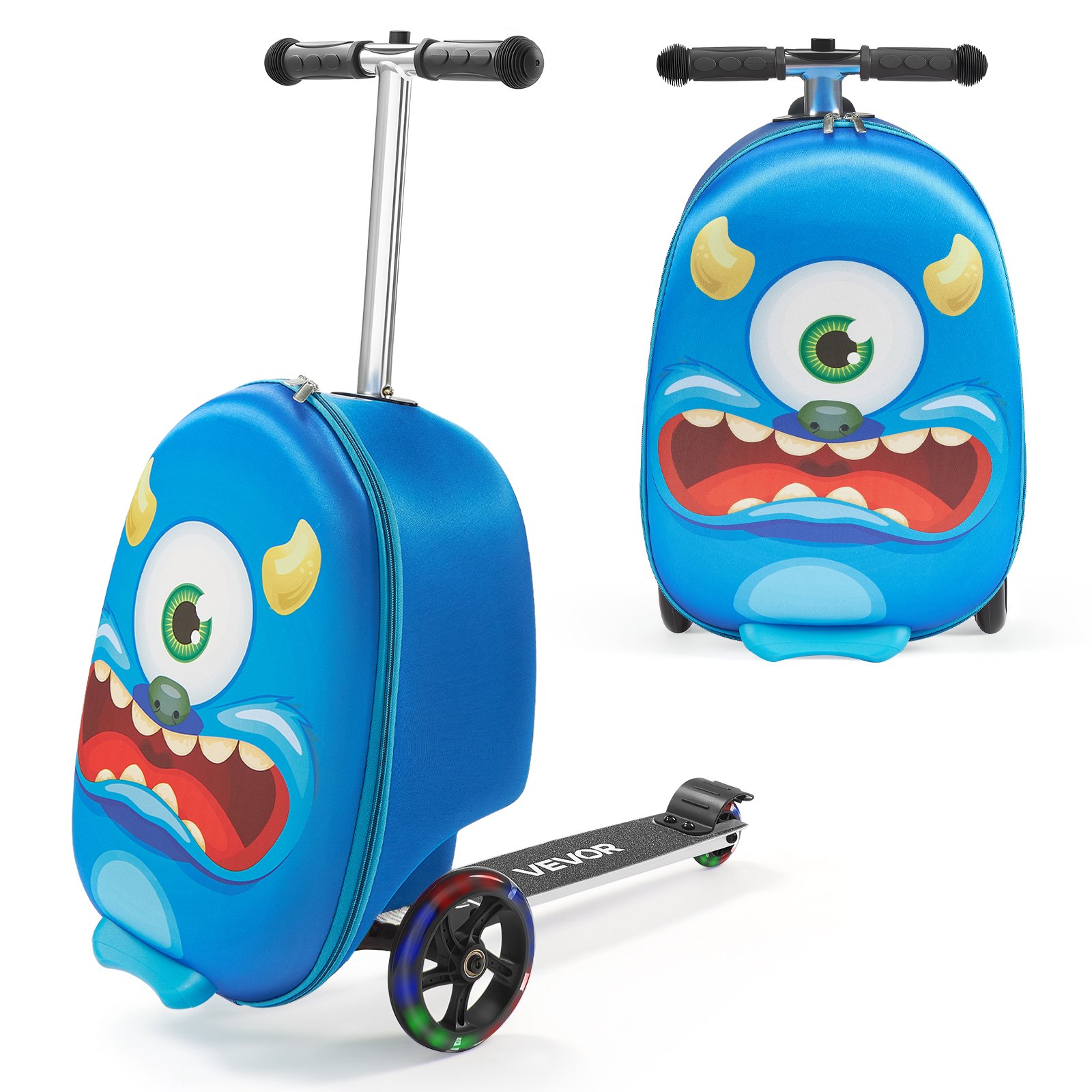 Lasten matkalaukku North Craft Ride-on, 20L, 20 tuumaa, sininen