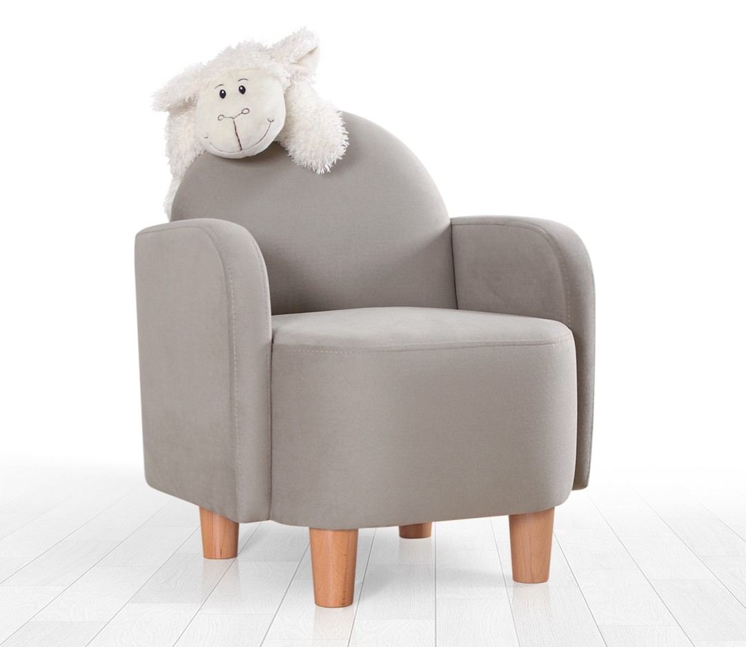 Lasten Nojatuoli Valento Furniture Nock, 51x47cm, harmaa