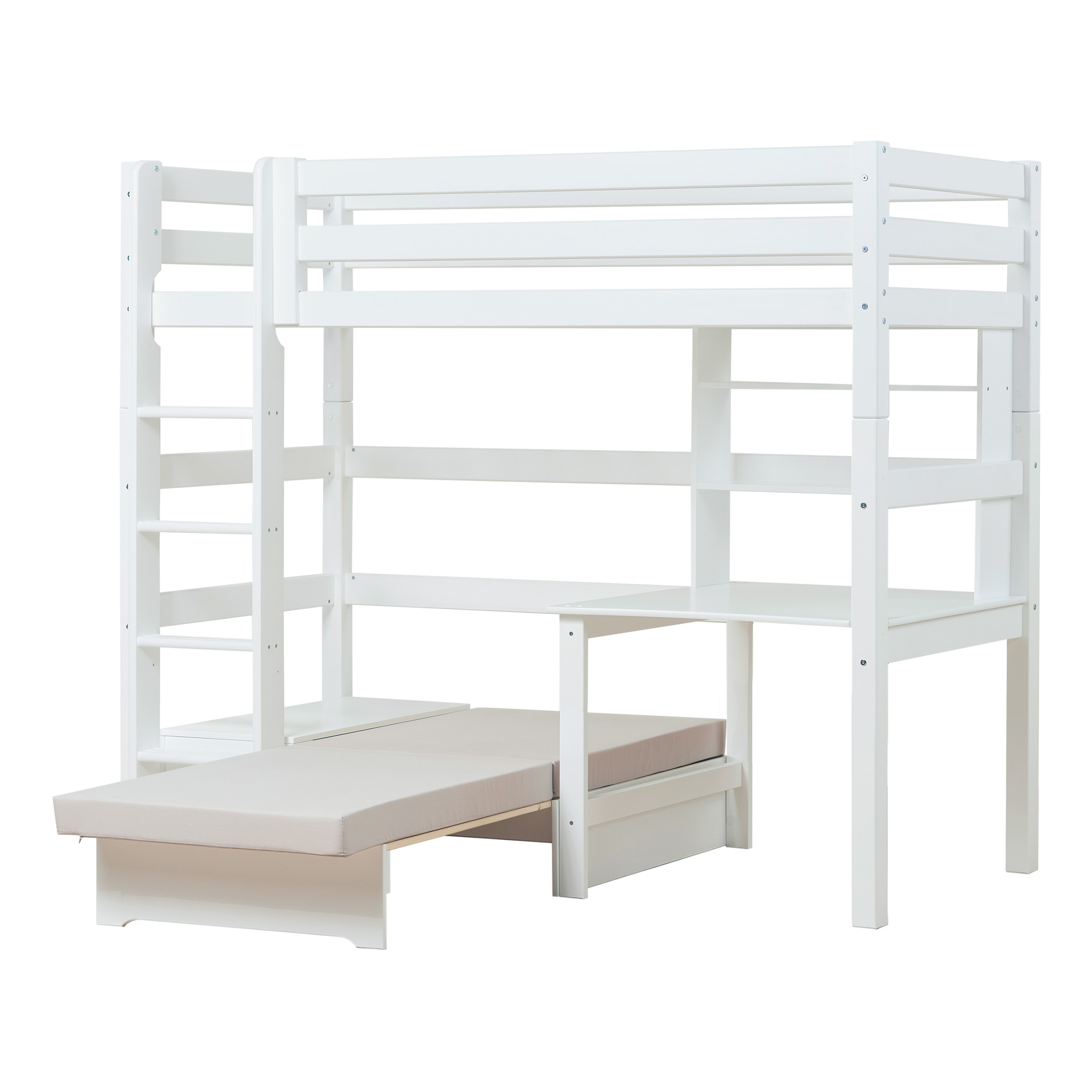 Lasten talosänky Hoppekids ECO Luxury, 209x177cm, valkoinen