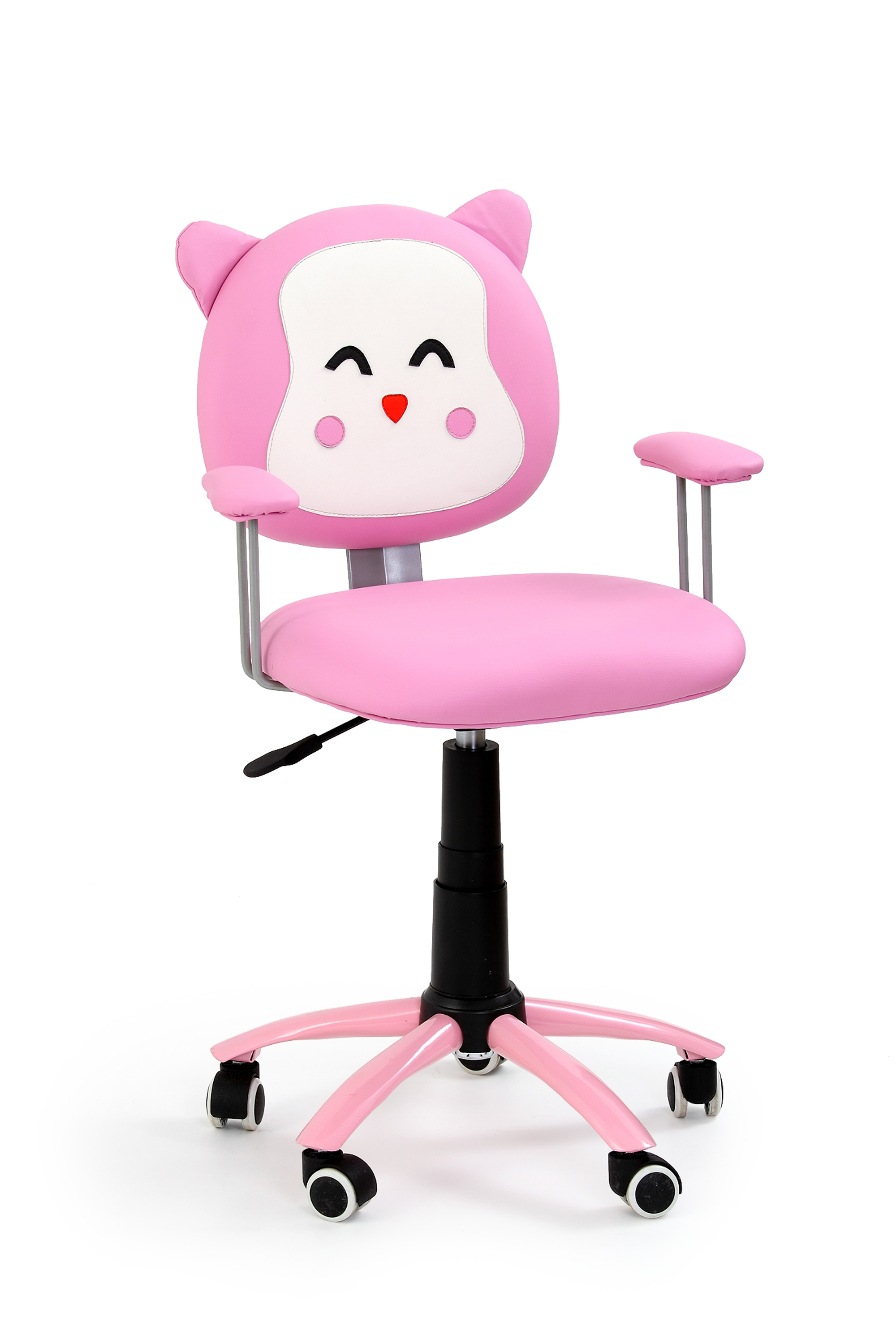 Lasten työtuoli Halmar KITTY, pinkki