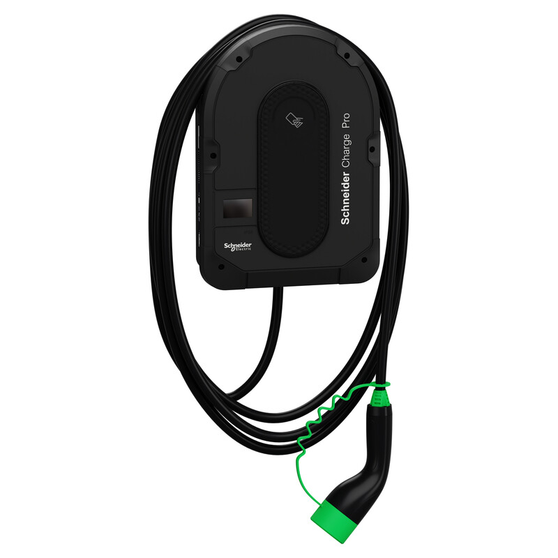 Latausasema Schneider Charge Pro, Type2, 22kW(3x32A), 7m kaapeli,RFID, wifi, MID