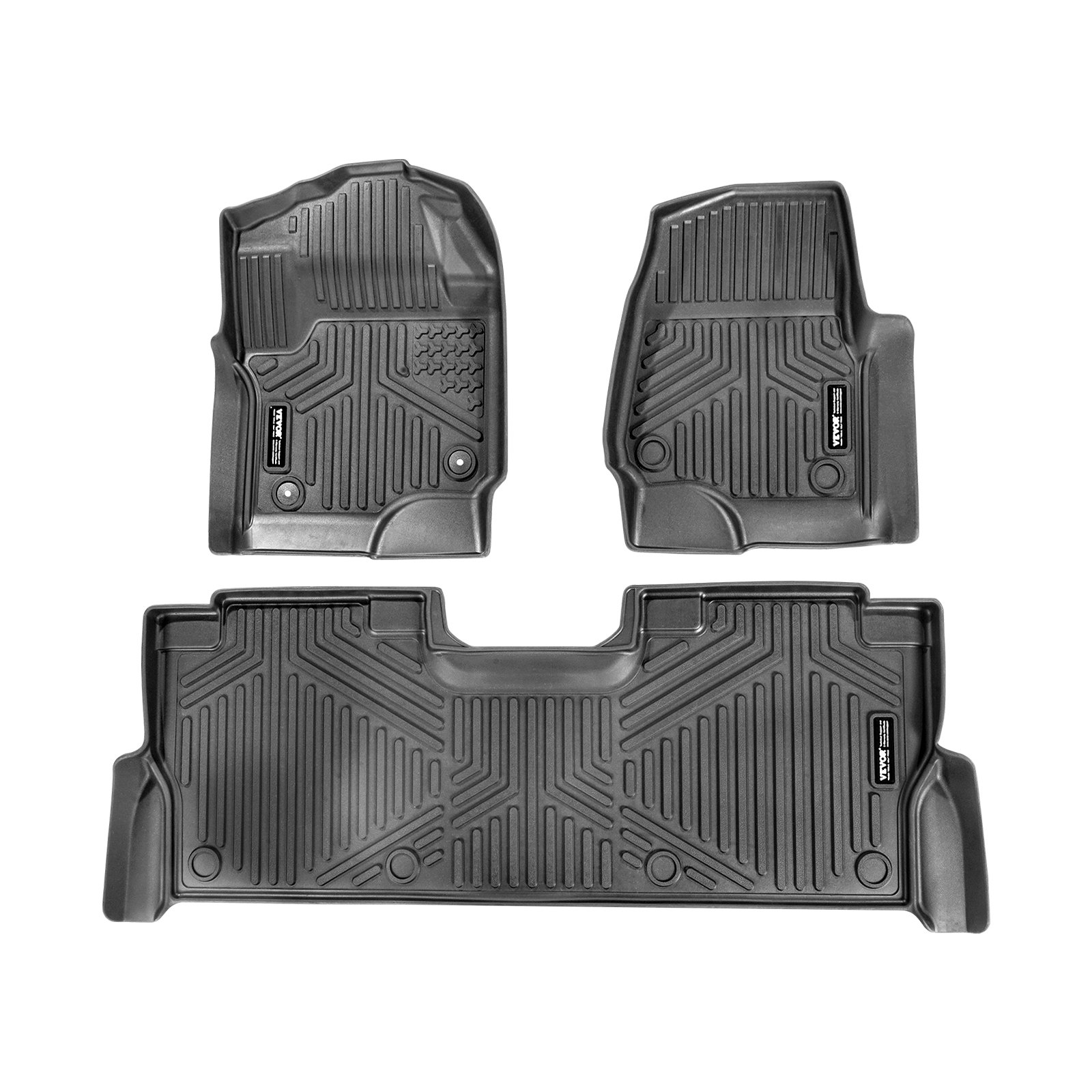 Lattiamattosarja North Craft, Ford F250/F350/F450/F550 2017-2025, 3-osainen, Musta