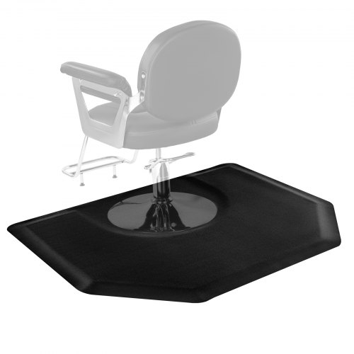 Lattiansuojamatto North Craft Hair Stylist, 1225x1505mm, kuusikulmainen, musta