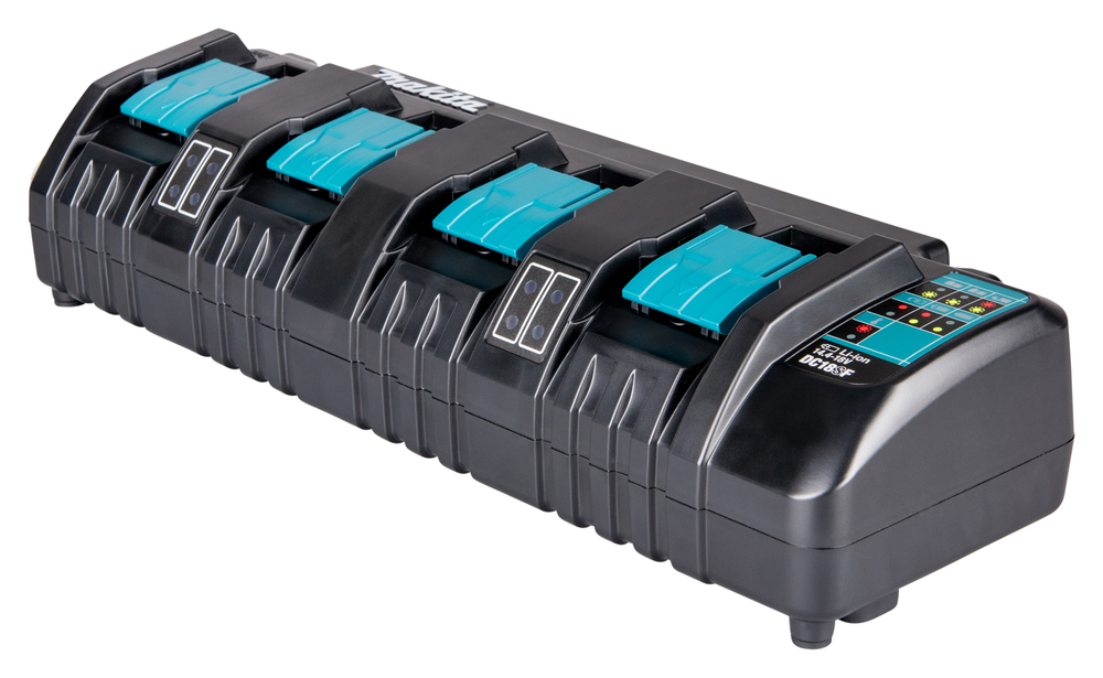 Laturi Makita LXT DC18SF, 14.4-18V, neljälle akulle