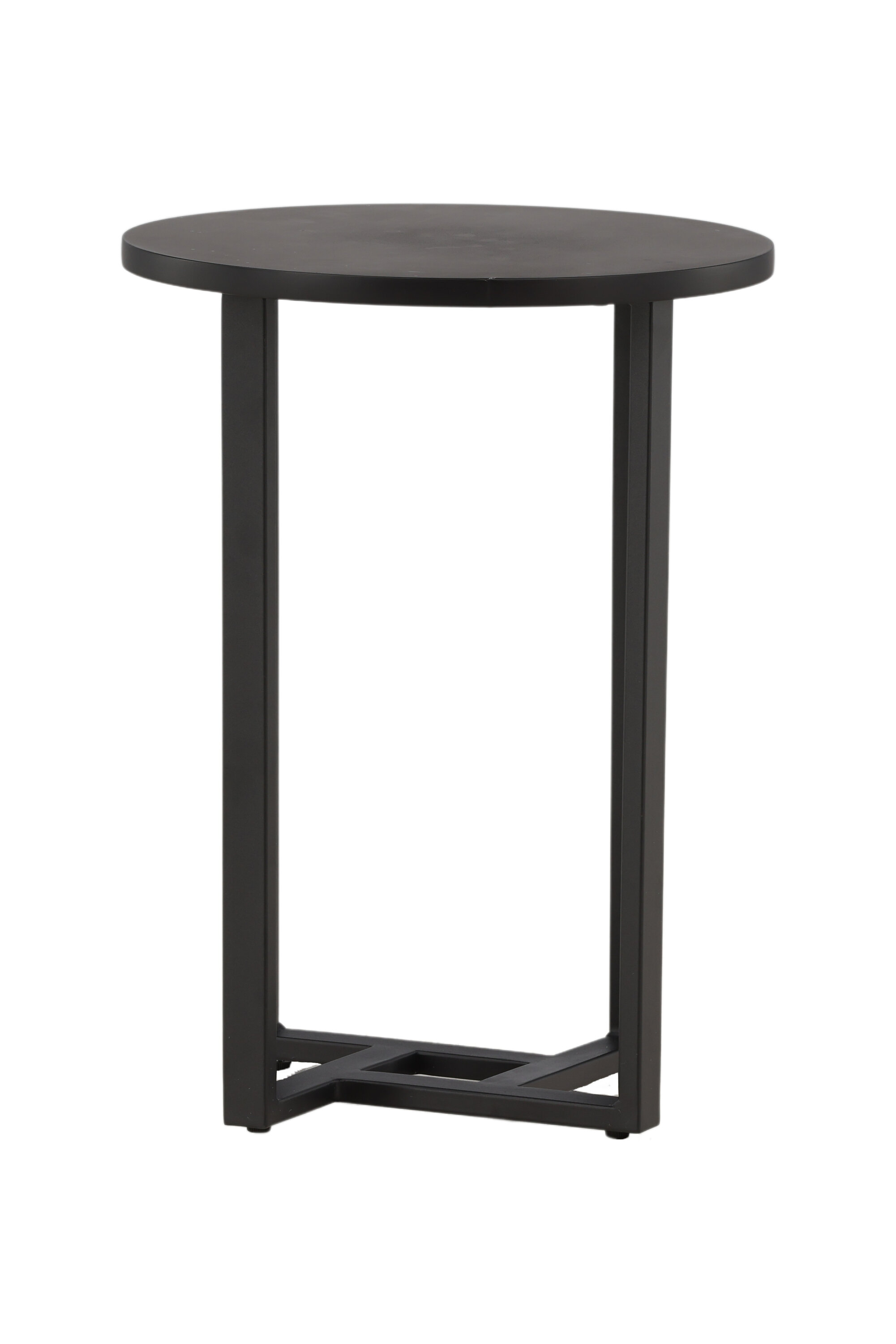 Sivupöytä Venture Home Lawton, K55 x Ø40 cm, musta
