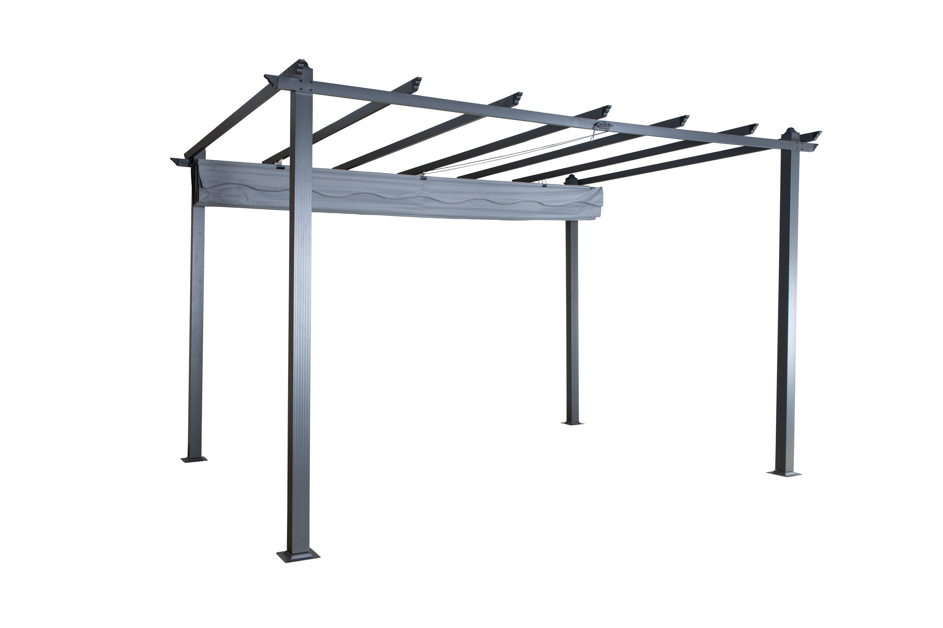 Pergola Venture Home Lazio, 395x295x245 cm, alumiinirunko ja polyesterikatos