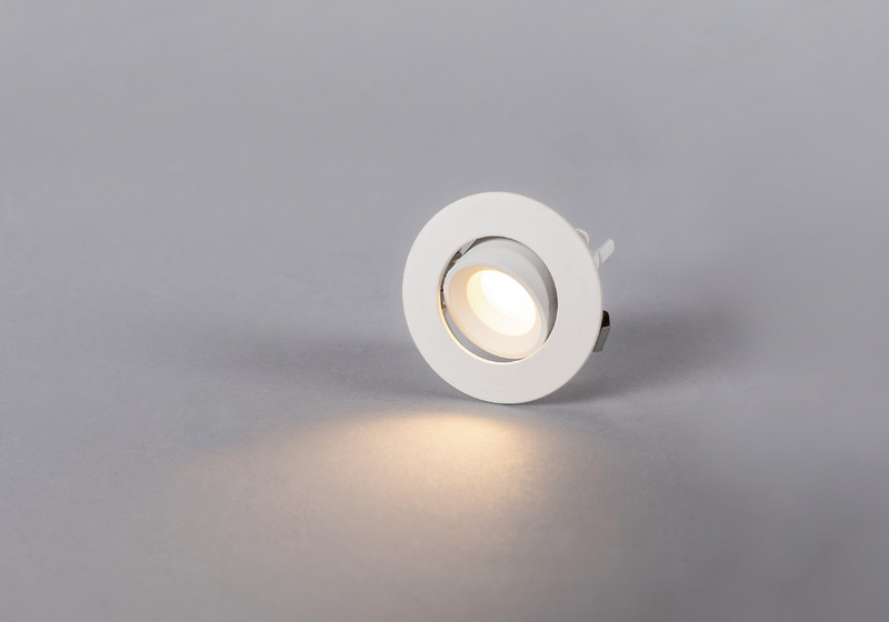 LED-alasvalo Hide-a-lite Core Smart Tilt 45°, 3000K, valkoinen
