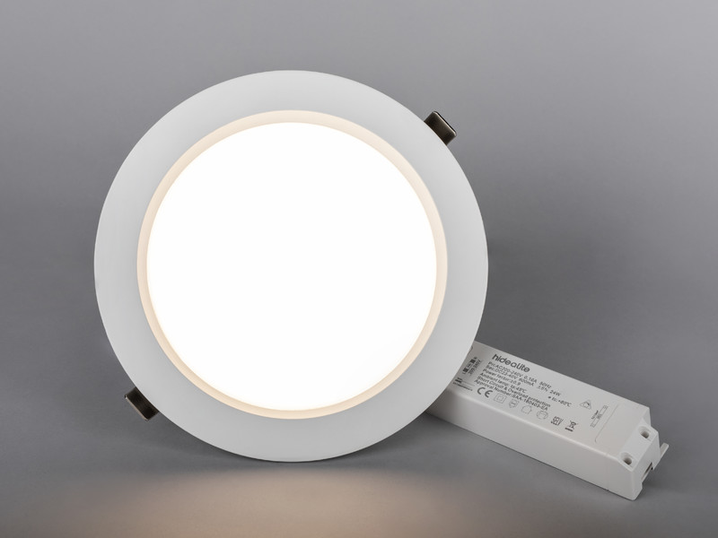 LED-alasvalo Hide-a-lite Plano Basic 230, valkoinen