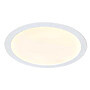 LED-alasvalo TamControl SUTIL Round Pro, 3000/3500/4000K, 2400lm, Valkoinen, Himmennettävä
