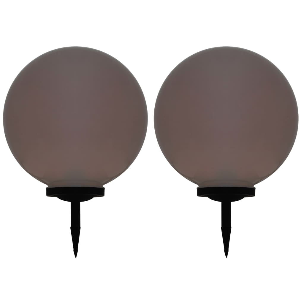 Led-aurinkokennovalaisin 2kpl väriä vaihtava pyöreä 50cm rgb