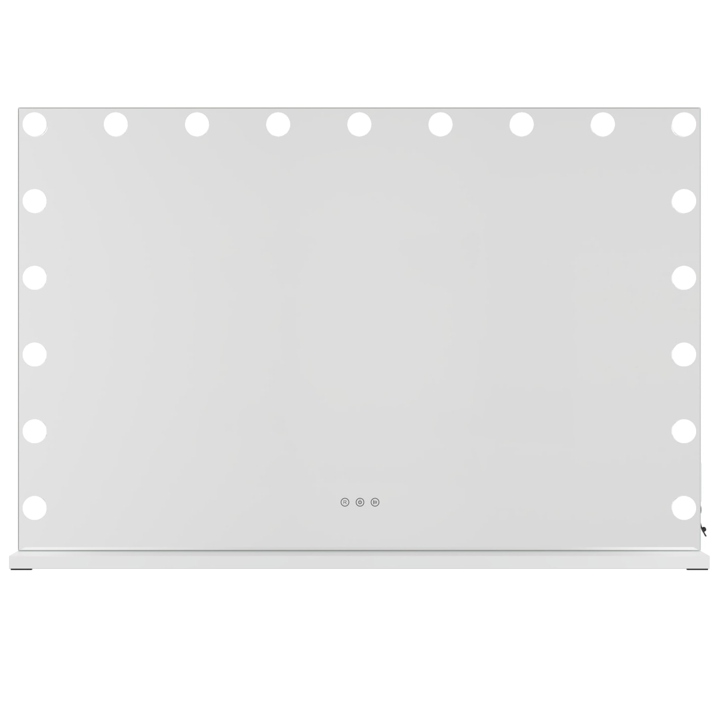 LED-meikkipeili Lumio Lights Hollywood, 100x65 cm, 19 LED-lampulla