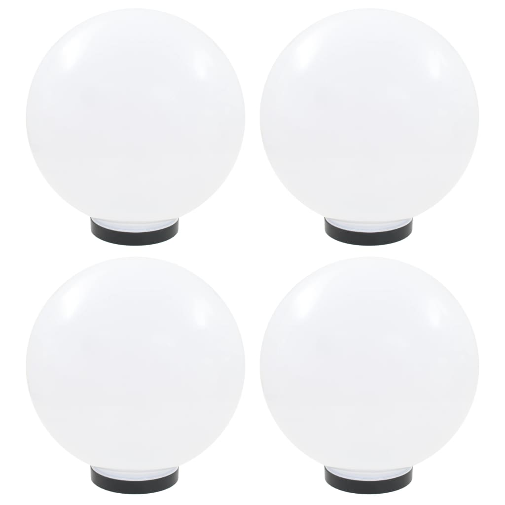 Led-pallovalaisimet 4 kpl 30 cm akryyli