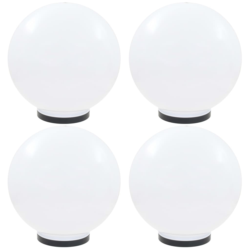 Led-pallovalaisimet 4 kpl 40 cm akryyli