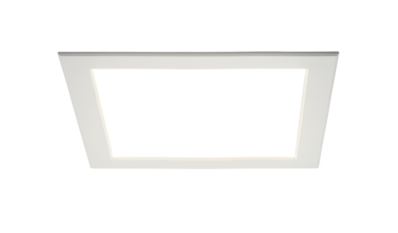LED-paneeli Airam Flat N II, 12W/830, 175x175mm, himmennettävä, IP44, valkoinen/opaali