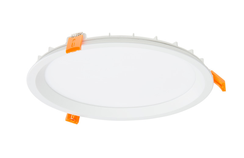 LED-paneeli Ensto Velox Deco ALDD240PU, IP44, 14W/830/840, Ø240mm, valkoinen