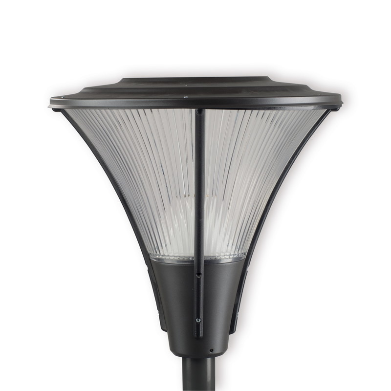 LED-pylväsvalaisin Ensto Opera Deco OPD530LGH, 38W/840, grafiitinharmaa, akryylikuvulla