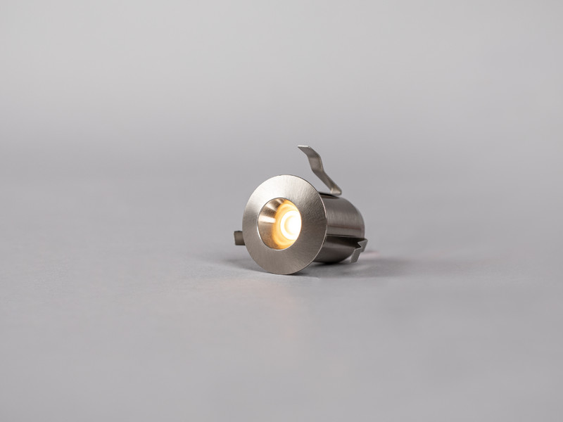 LED-saunavalaisin Hide-a-lite Heatspot G2, 2700K, teräs