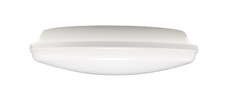 LED-tunnistinvalaisin Airam Lumi II 320, 12W/840, PIR M-S, Ø320x94mm, IP44, valkoinen/opaali