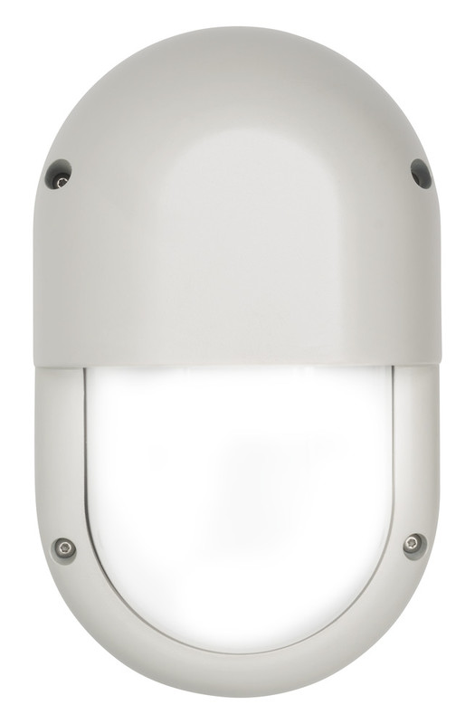 LED-ulkoseinävalaisin Airam Cestus Vertical Eye, max 100W, E27, 270x165x110mm, IP65, valkoinen/opaali