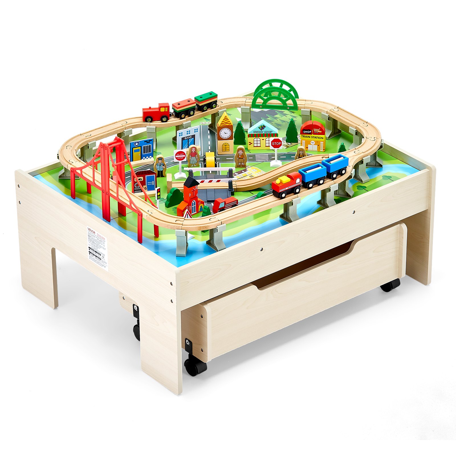 Leikkipöytä North Craft AC7556, 100 Osa, 787x635x330mm, Monivärinen