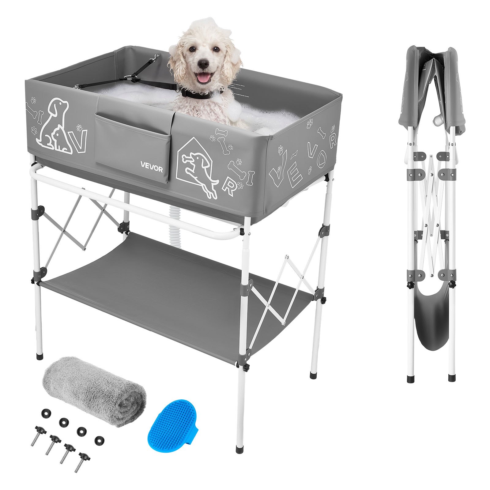Lemmikkien kylpyamme North Craft HC-A, 100L, Harmaa