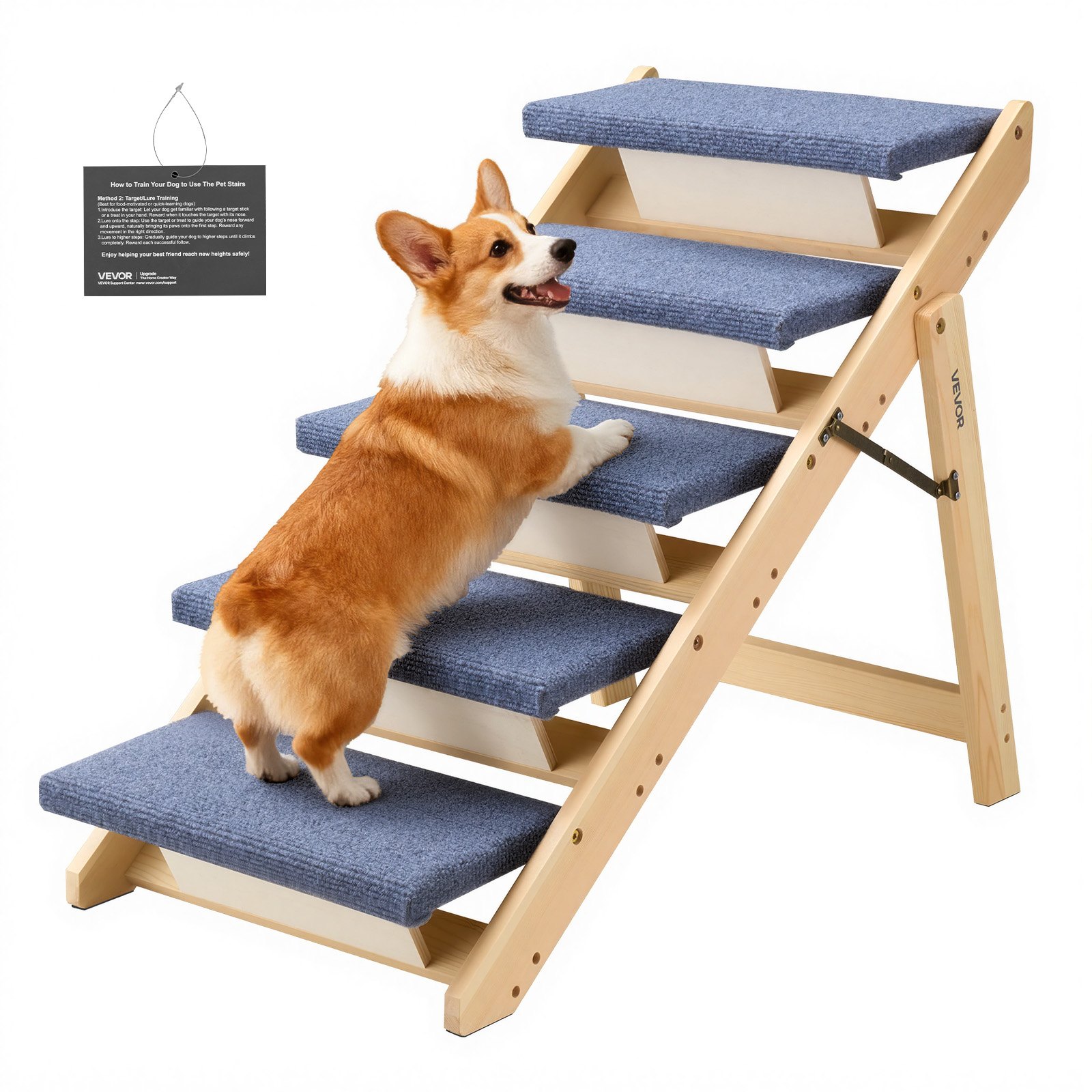 Lemmikkiportaat North Craft ZD-25DOG07, 780x470x660mm, 68kg, puu/felt
