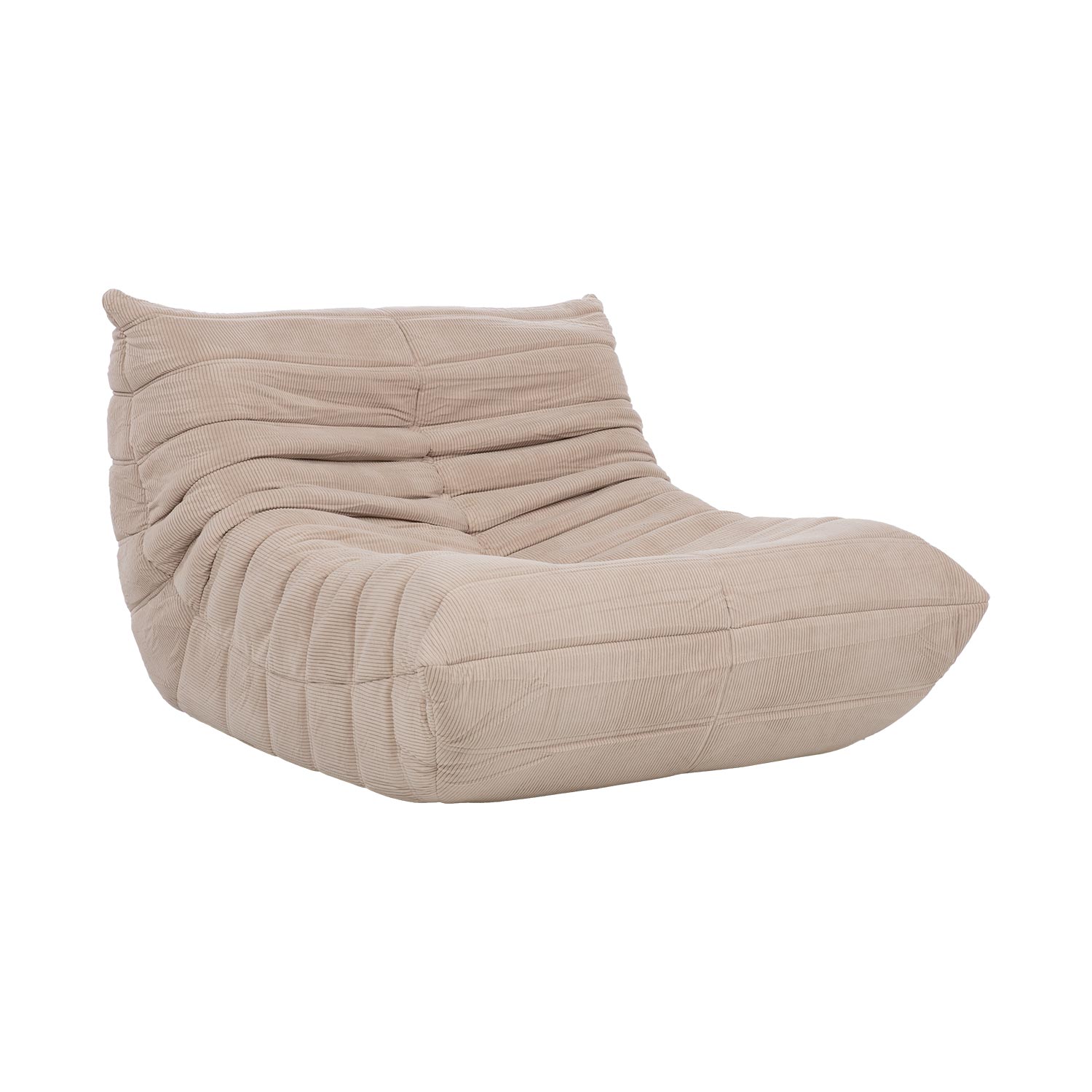 Lepotuoli Home4You Fiona, 100x102x65 cm, Beige