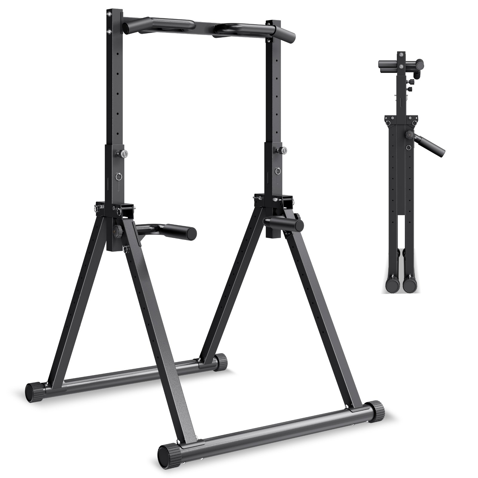 Leuanvetotanko North Craft SJ5000F, 150kg kapasiteetti, 9 korkeussäätöä, musta