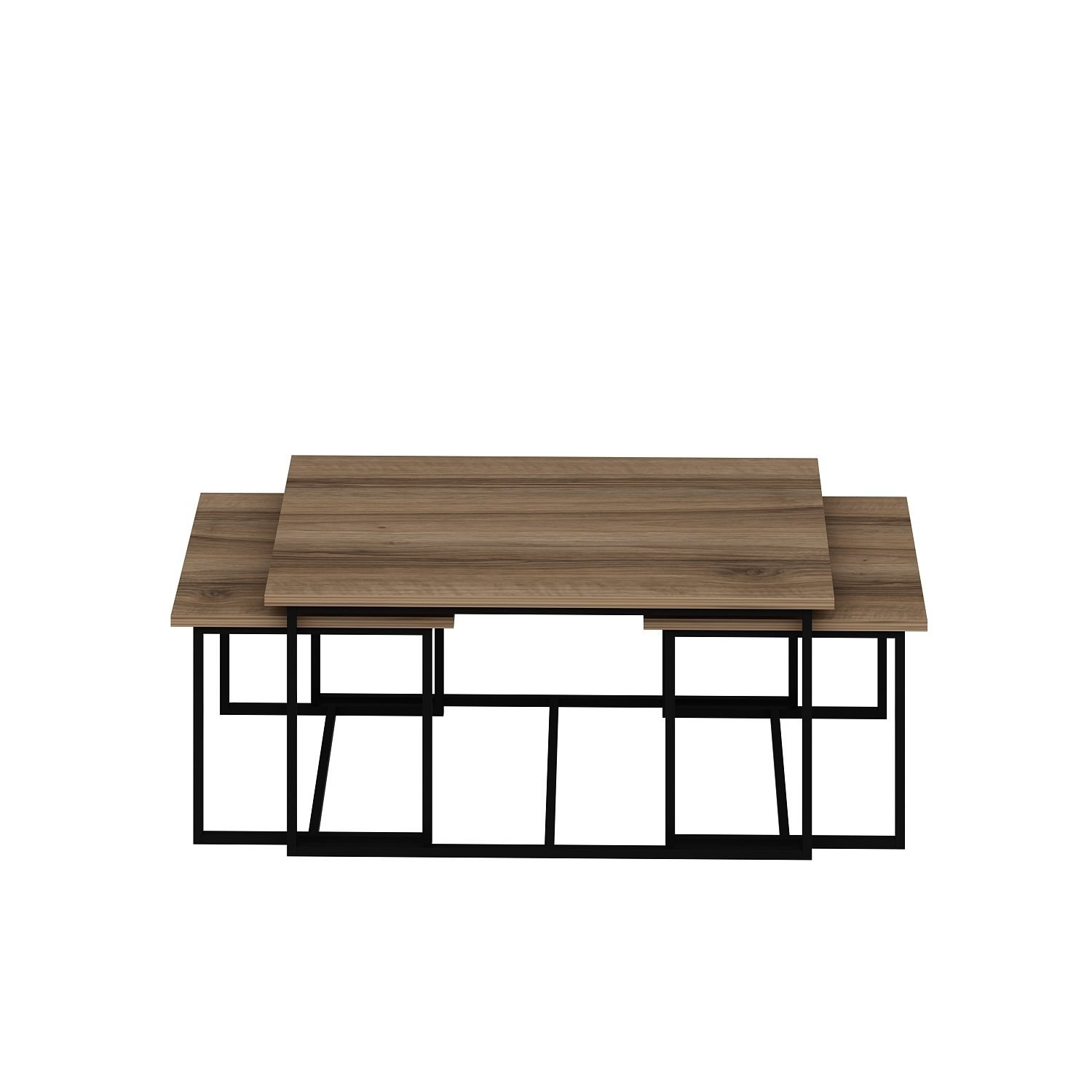 Pöytäsarja Valento Furniture Levada, 90x60x42cm, Pähkinä
