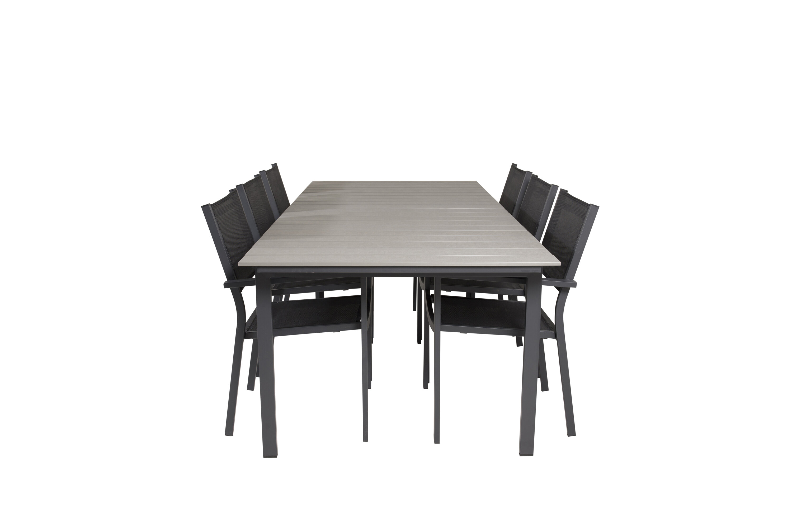Ruokailuryhmä Venture Home Levels/Copacabana, 160/240x100cm pöytä + 6 tuolia, jatkettava
