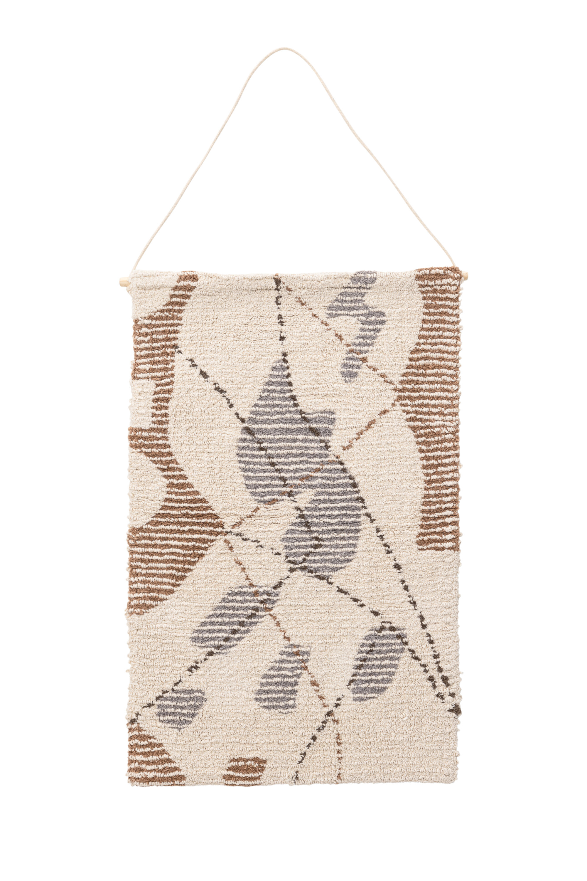 Seinävaate Venture Home, 50x80 cm, suorakulmainen, valkoinen/ruskea/harmaa