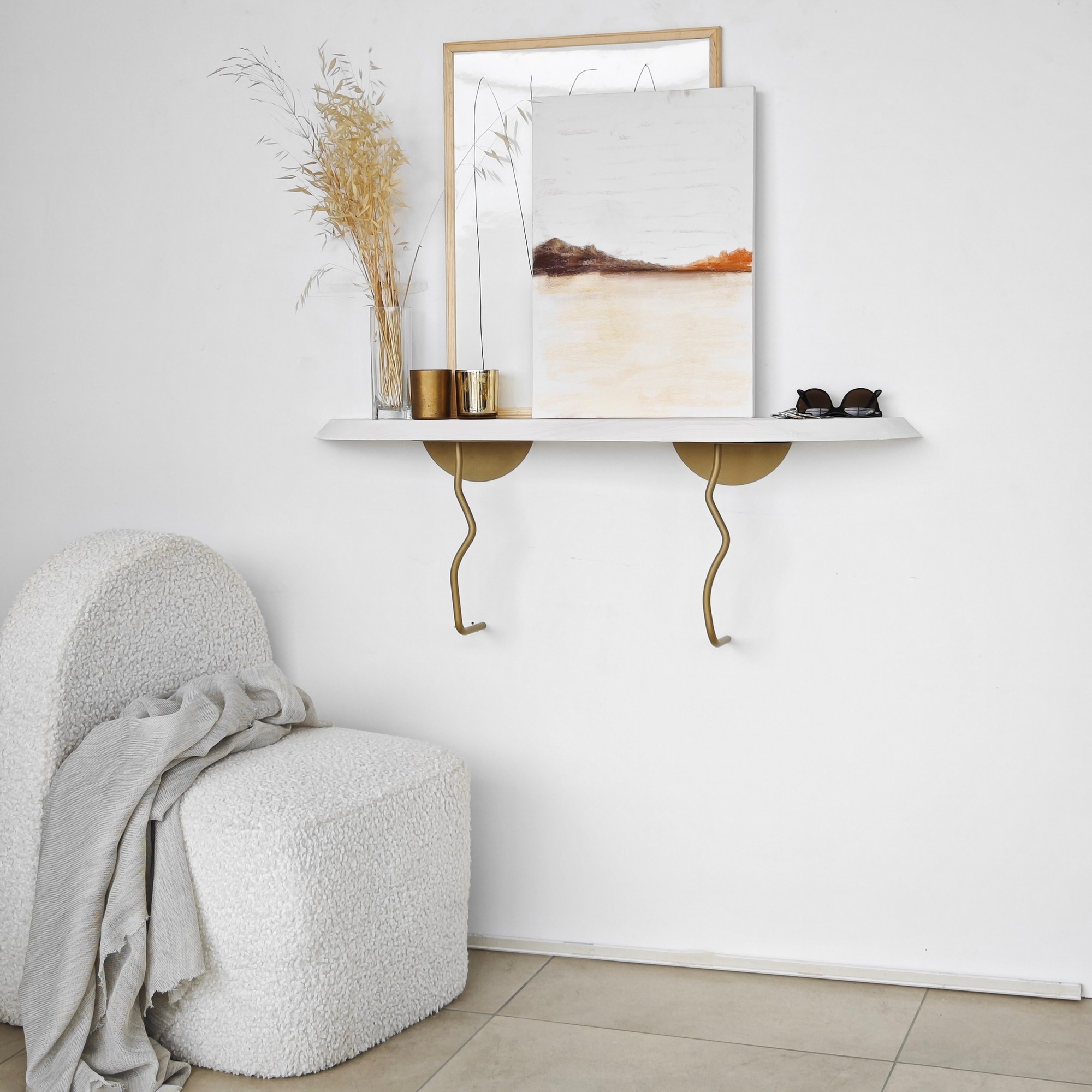 Seinähylly Valento Furniture Lierre, 99x22cm
