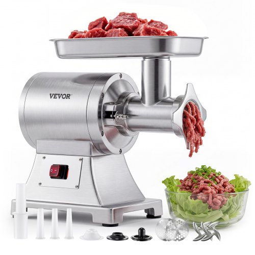 Lihamylly North Craft HC-12D, 4.2 kg/min, 750W, ruostumaton teräs